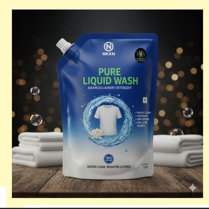 NKKN Pure Laundry Wash Liquid The Ultimate Solution for Clean, Fresh & Hygienic Clothes
