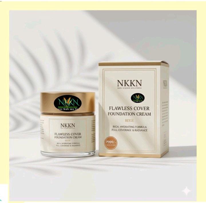 Flawless Cover Foundation Cream Achieve Perfect Skin with NKKN