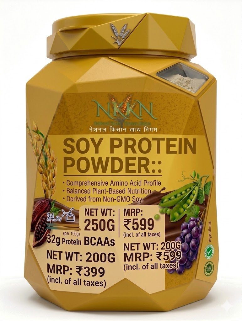 NKKN Brand Soy Protein Powder With Vanilla Flavour: A Smart Choice for Healthy Living