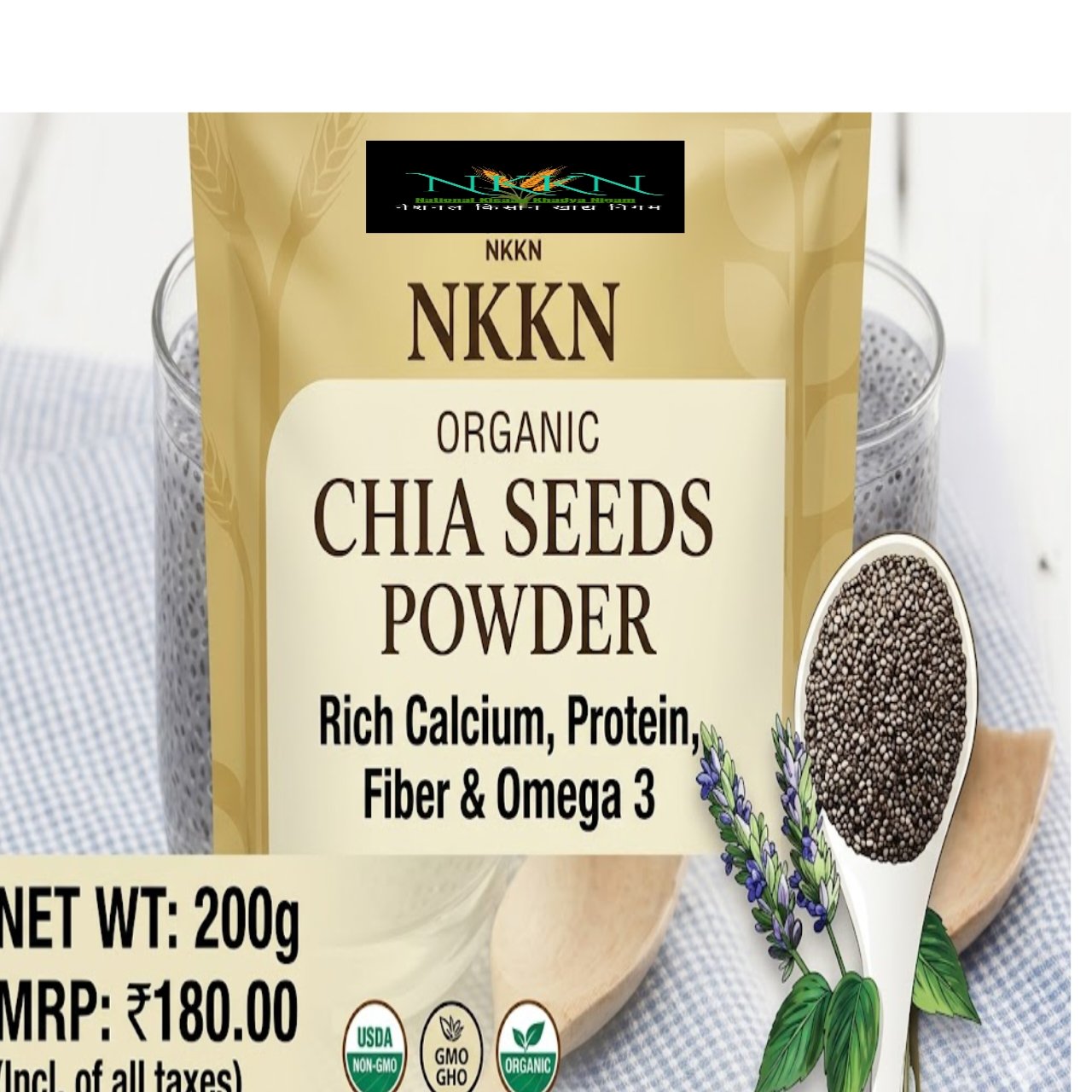 NKKN Brand Organic Chia Seeds Powder: A Superfood for Modern Healthy Living
